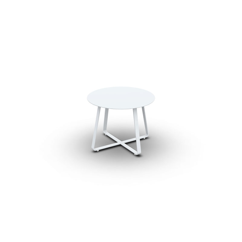 Stolik_kawowy_ogrodowy_ELKO_ALU WHITE MAT D60