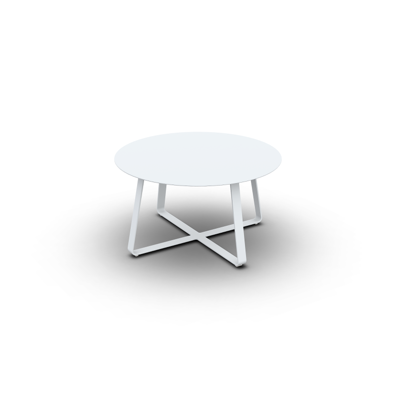 Stolik_kawowy_ogrodowy_ELKO_ALU WHITE MAT D90