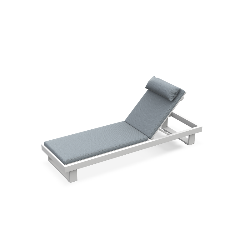 Leżak_ogrodowy_FANO_ALU WHITE MAT
