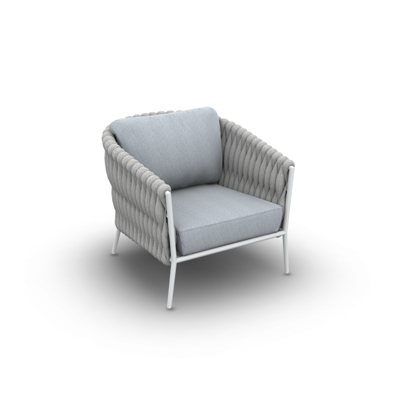 Fotel_wypoczynkowy_ogrodowy_FORTUNA ROPE_ALU WHITE MAT SOCK LIGHT GREY 8MM