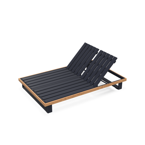 Leżak ogrodowy 2 os. :: TRURO z materacem