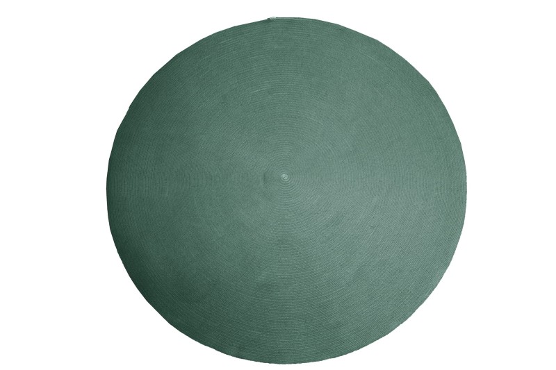 dywan_zewnętrzny_caneline_circle_200cm_ciemny zielony