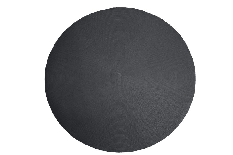dywan_zewnętrzny_caneline_circle_200cm_ciemny szary