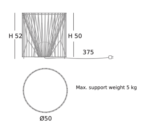 Ogrodowa lampa podłogowa i stolik kawowy :: MARIOLA