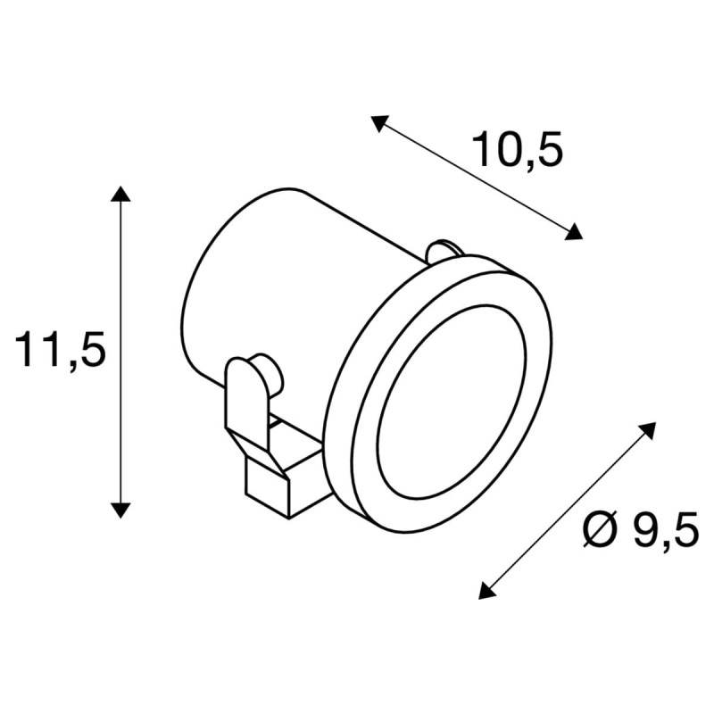 NAUTILUS 10 SPOT LED SPIKE ze źródłem światła