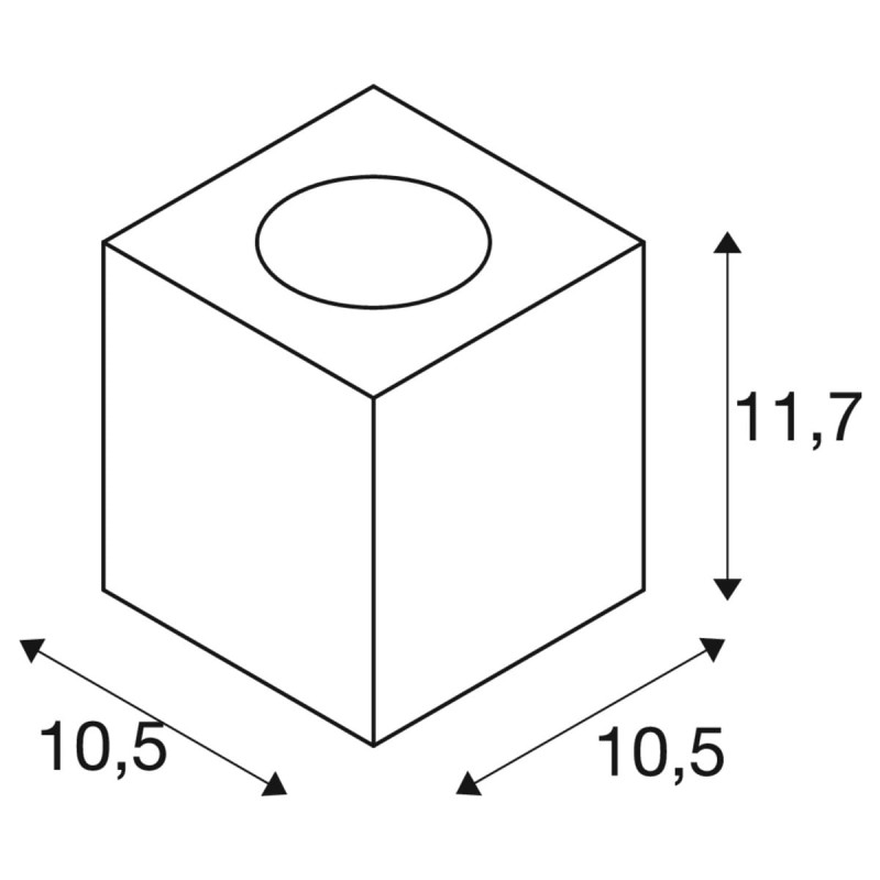 Lampa wolnostojąca :: CONCRETO FL KWADRATOWA