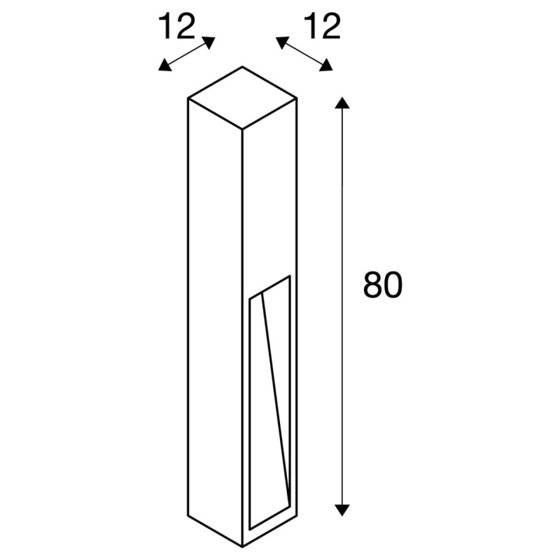 Lampa podłogowa :: RUSTY SLOT 80 POLE E27