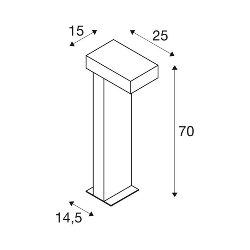 Lampa podłogowa :: RUSTY PATHLIGHT 70
