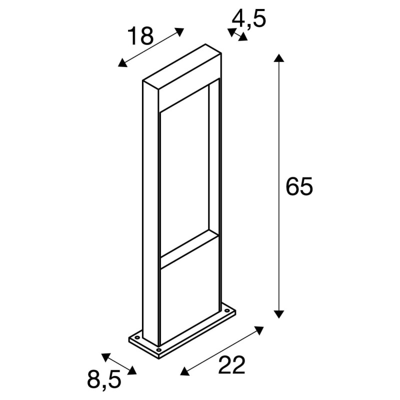 Lampa podłogowa :: FLATT POLE 65