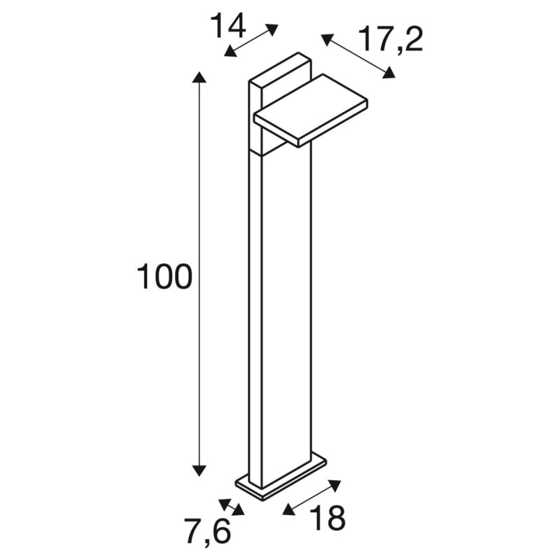 Lampa podłogowa :: ABRIDOR 100 POLE HYBRID