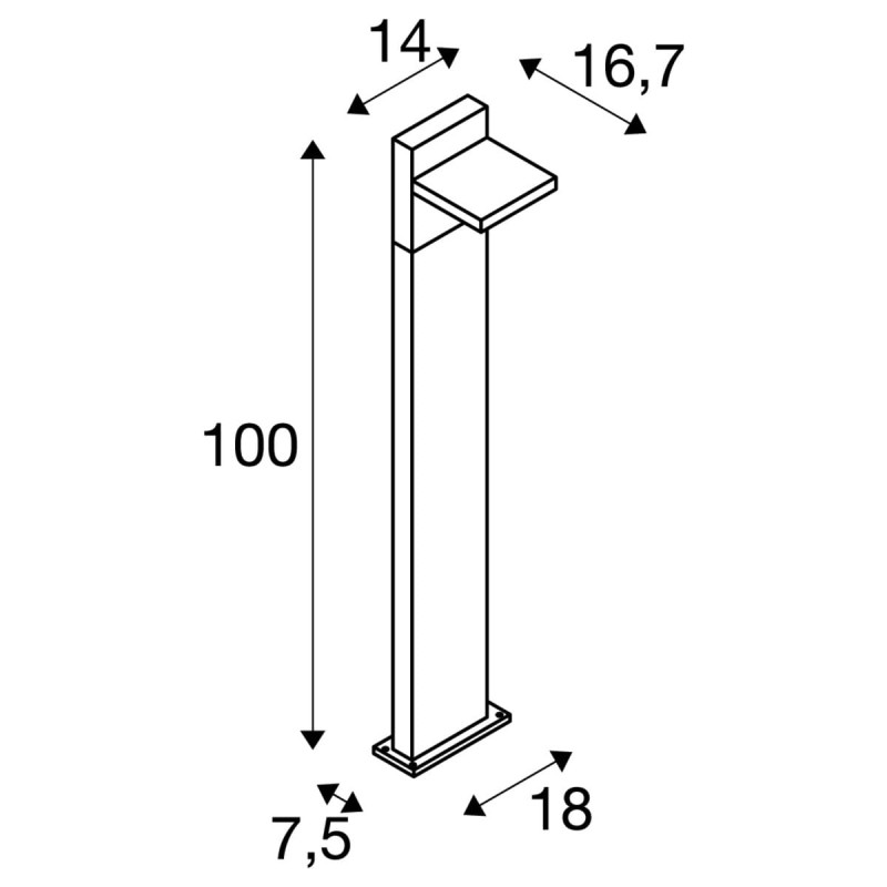 Lampa podłogowa :: ABRIDOR 100 POLE