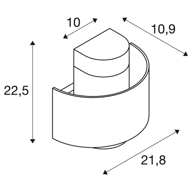 Lampa ścienna :: PHOTONI CYL WL