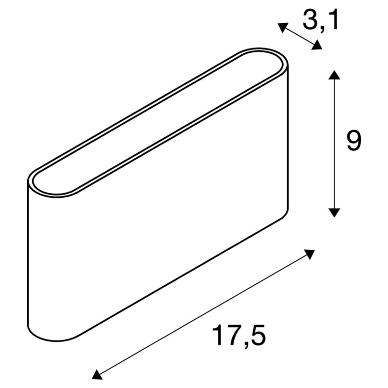 Lampa ścienna :: OVAL 14