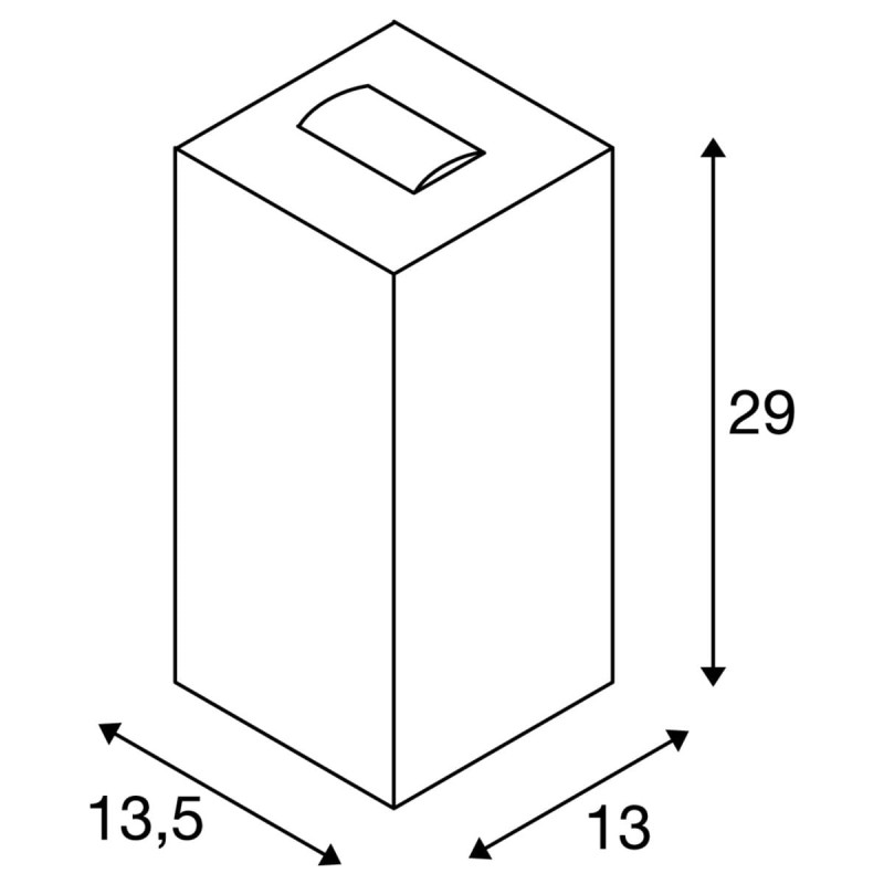 Lampa ścienna :: BIG THEO WALL FLOOD DOWN/BEAM UP LED