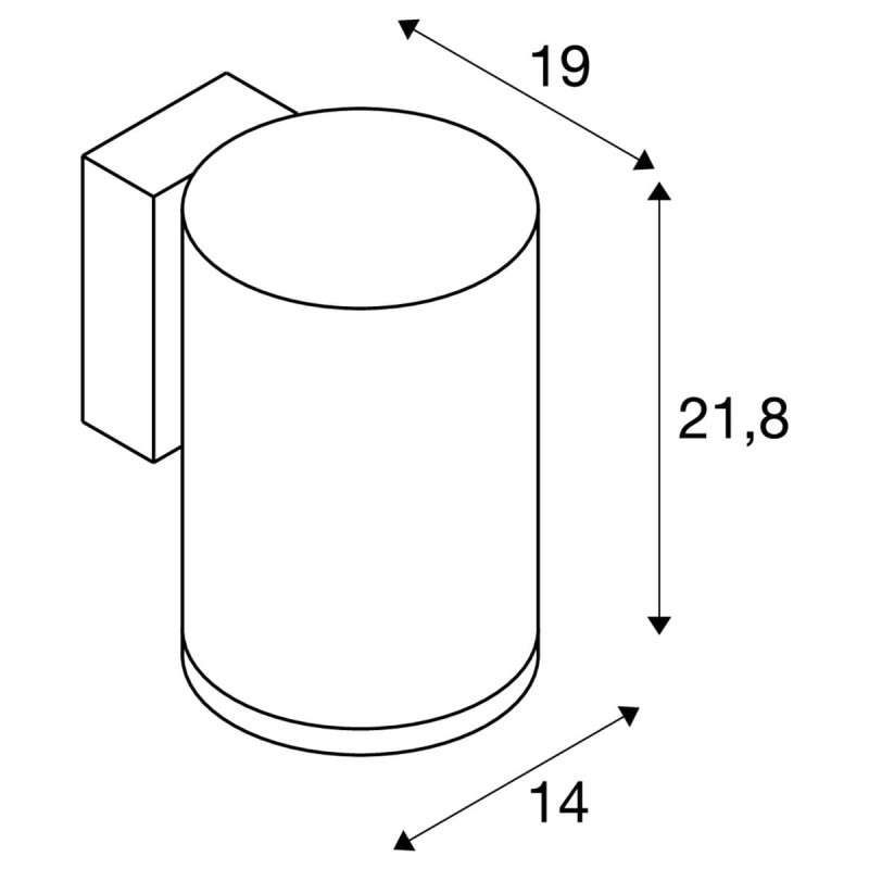 Lampa ścienna :: ENOLA ROUND L WL