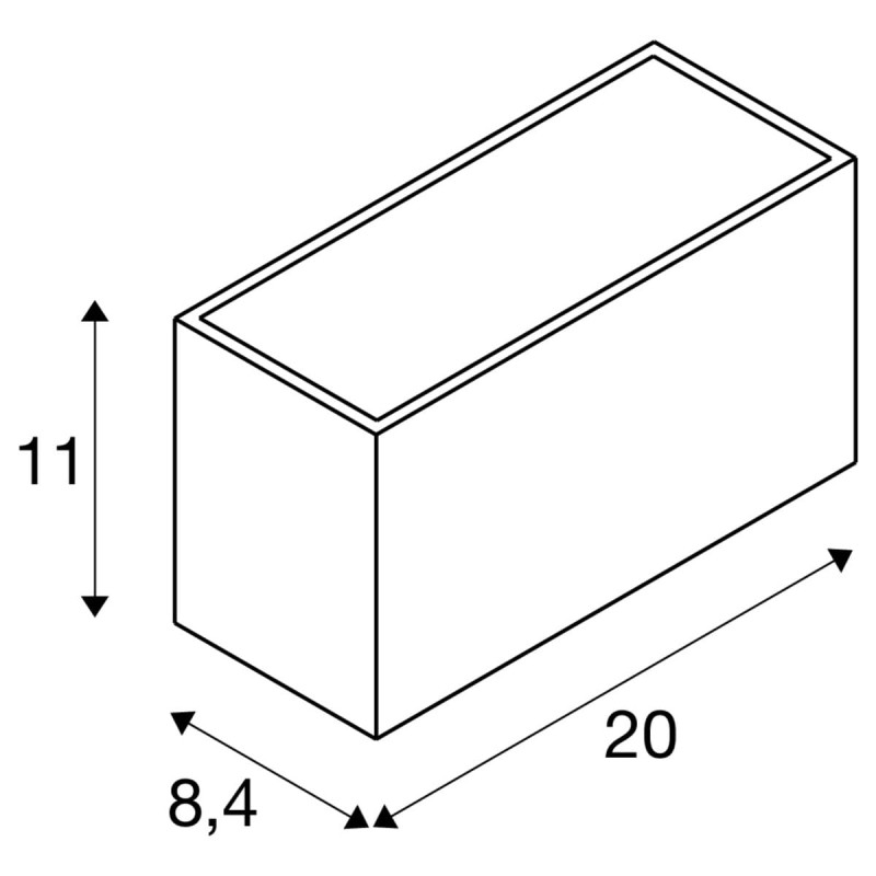 Lampa ścienna :: SITRA M WL UP/DOWN
