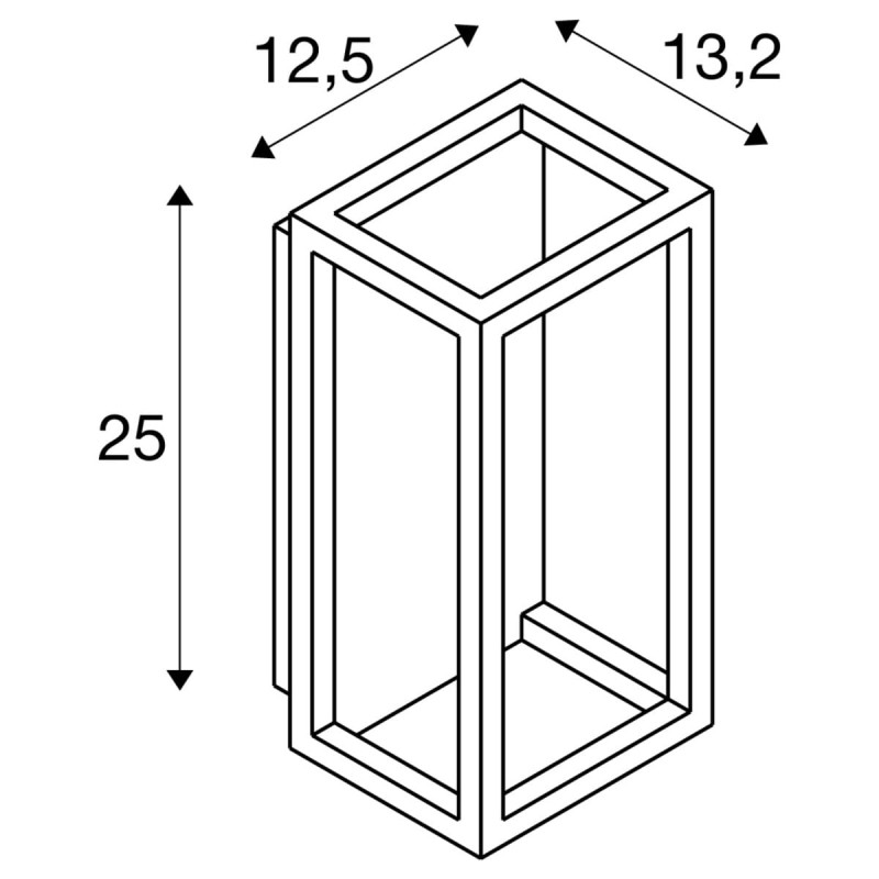 Lampa ścienna :: QUADRULO WL LED WOOD