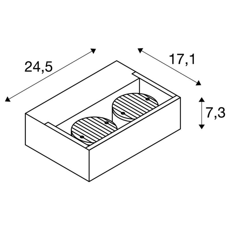Lampa ścienna :: ESKINA FRAME WL DOUBLE 2