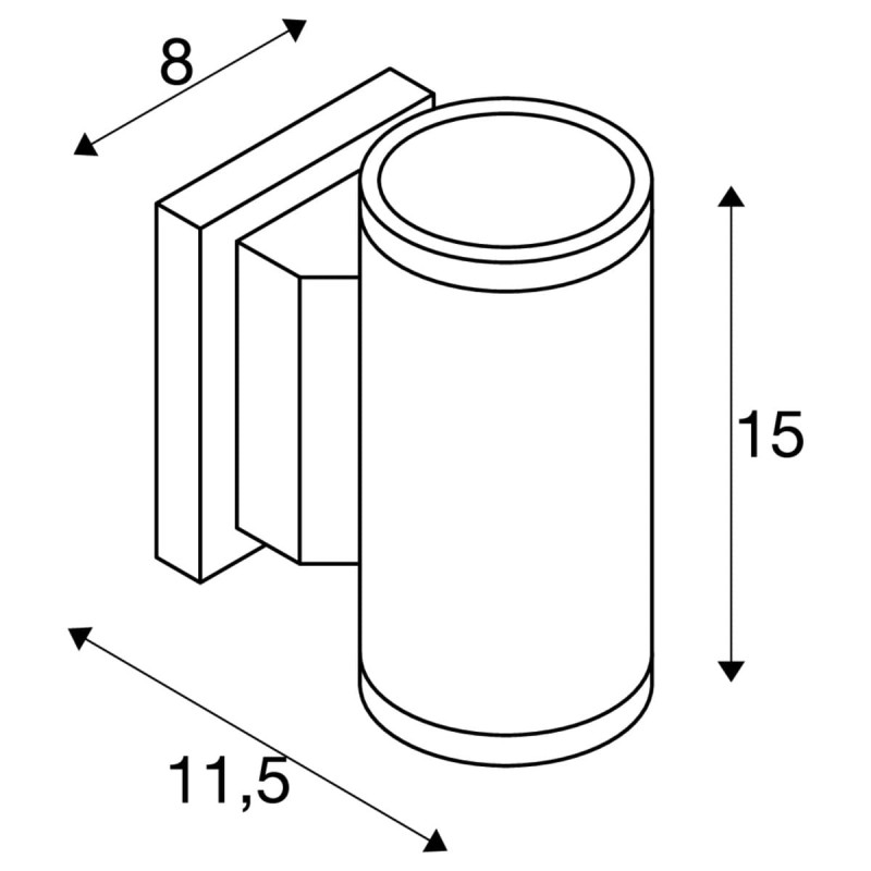 Lampa ścienna :: MYRA UP/DOWN WL