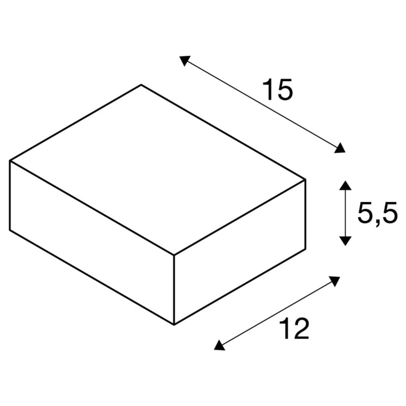 Lampa ścienna :: QUADRASYL WL 15 TCR-TSE
