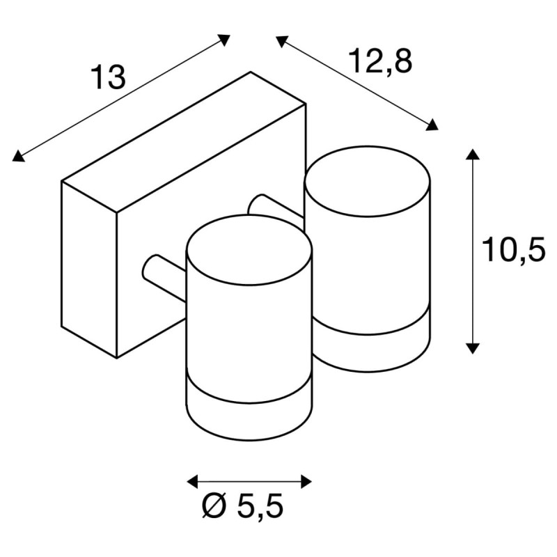 Lampa ścienna :: HELIA CW DOUBLE