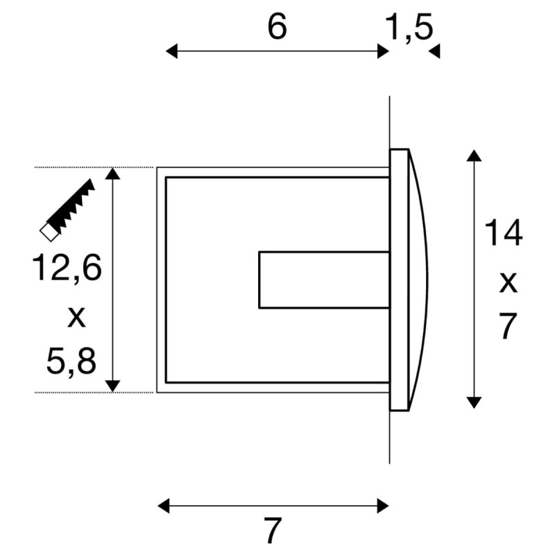 Lampa ścienna :: DOWNUNDER OUT LED M EL