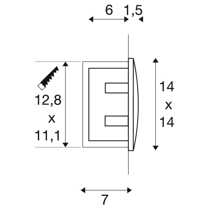 Lampa ścienna :: DOWNUNDER OUT LED L EL