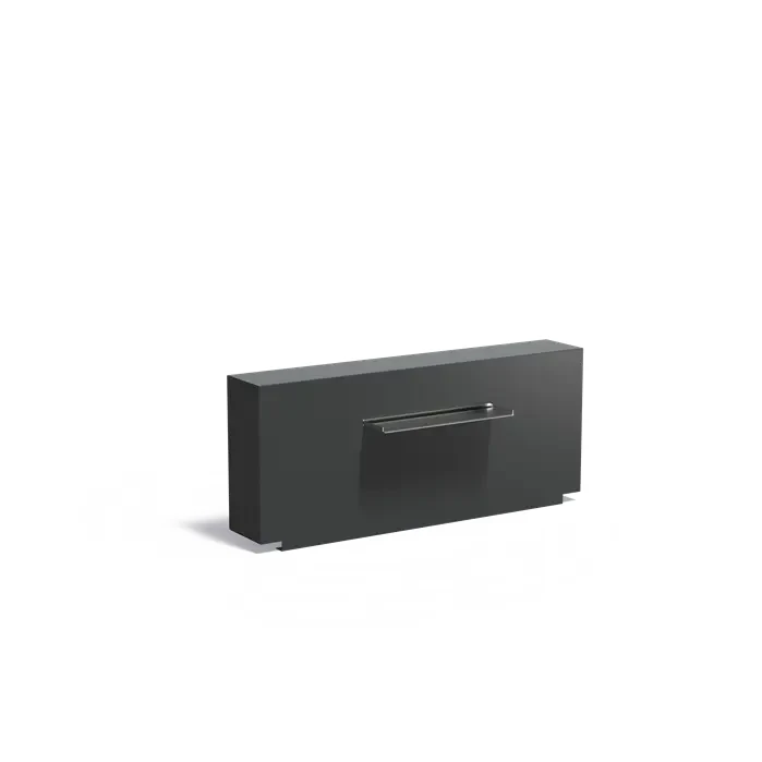 Ściana stawowa stała letterbox 60 :: aluminium