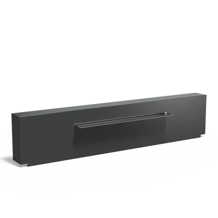 Ściana stawowa stała letterbox 150 :: aluminium