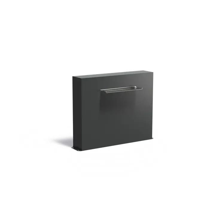 Ściana stawowa wolnostojąca letterbox 60 :: aluminium