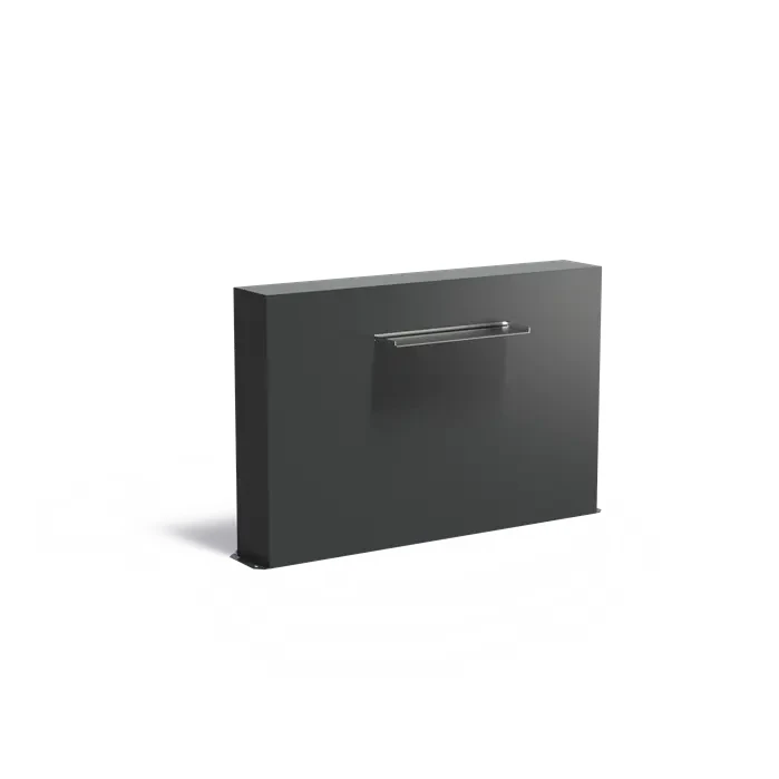 Ściana stawowa wolnostojąca letterbox 60 :: aluminium