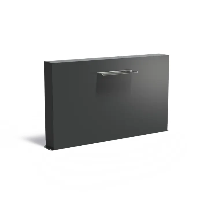 Ściana stawowa wolnostojąca letterbox 60 :: aluminium