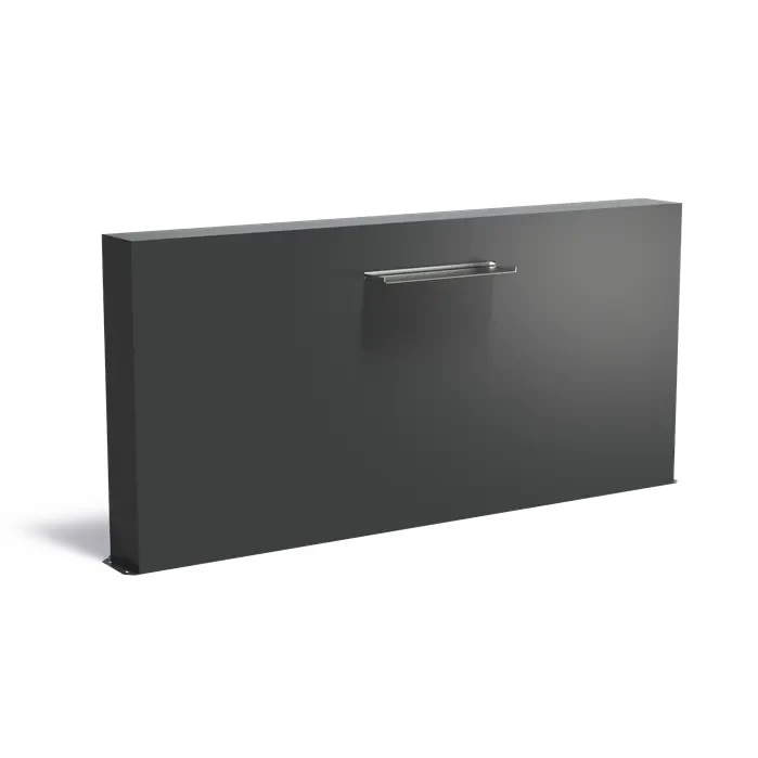 Ściana stawowa wolnostojąca letterbox 60 :: aluminium