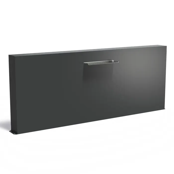 Ściana stawowa wolnostojąca letterbox 60 :: aluminium