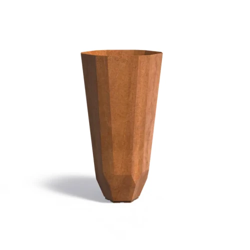 Donica ogrodowa FACET :: stal corten, różne wymiary