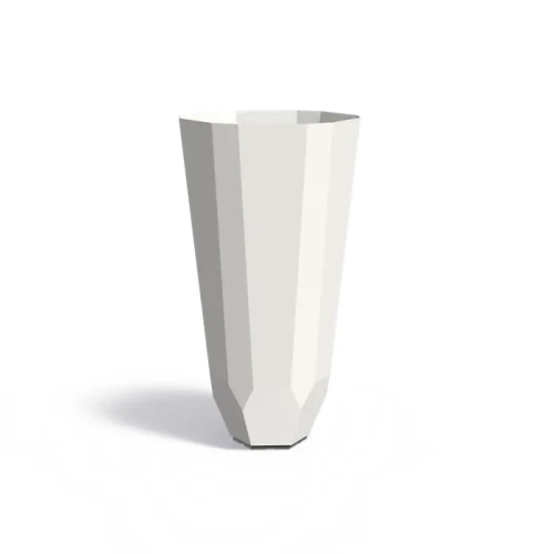 Donica ogrodowa FACET :: aluminium metallic, różne kolory, różne wymiary 