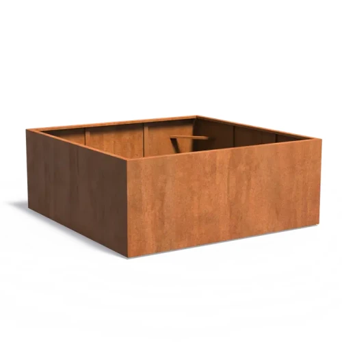 Donica ogrodowa CARREZ kwadratowa :: stal corten, różne rozmiary  