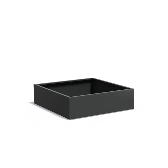 Donica ogrodowa CARREZ kwadratowa AF3 :: aluminium