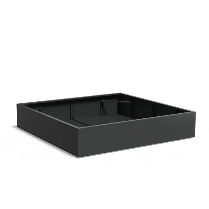 Donica ogrodowa CARREZ kwadratowa AF1 :: aluminium