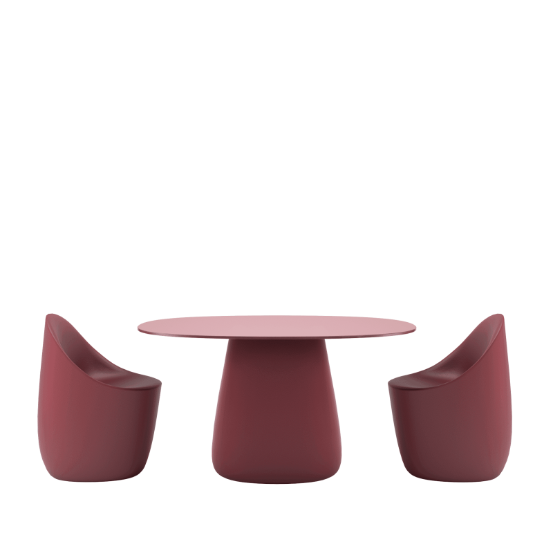 stół_ogrodowy_blat 135 cm_owalny_HPL_qeeboo-cobble--design-elisa-giovannoni-kolor-red-indian-bordowy