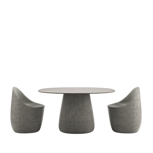 Stół ogrodowy 135 cm blat ceramiczny QEEBOO :: COBBLE