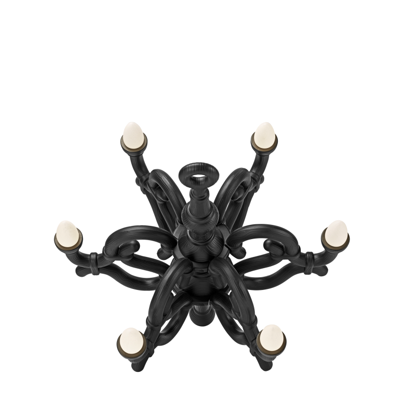 lampa-ogrodowa-żyrandol-qeeboo-fallen-chendalier-m-by-studio-job-czarna