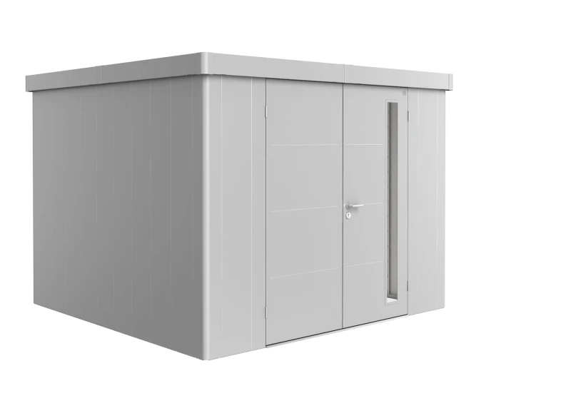 domek_ogrodowy_82011_Neo_3C_srebrny_drzwi podwójne